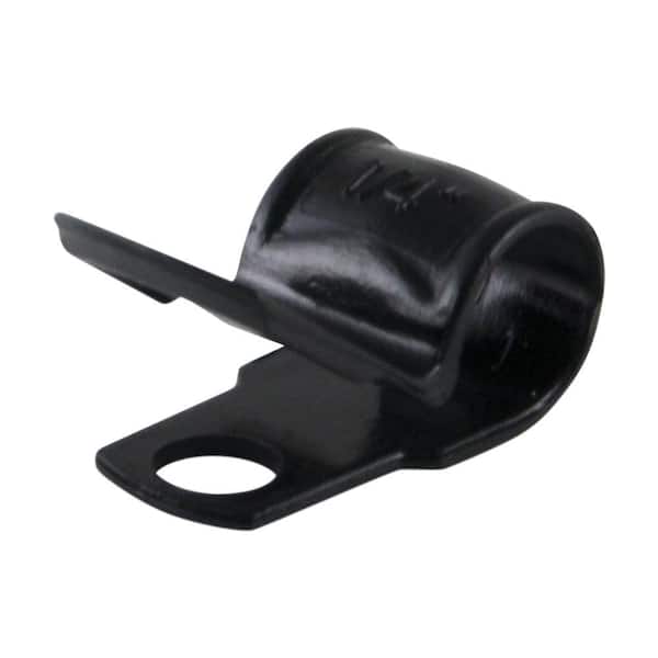 Gardner Bender 3/4 in. Black Plastic 1-Hole Cable Clamps (6-Pack) (2)