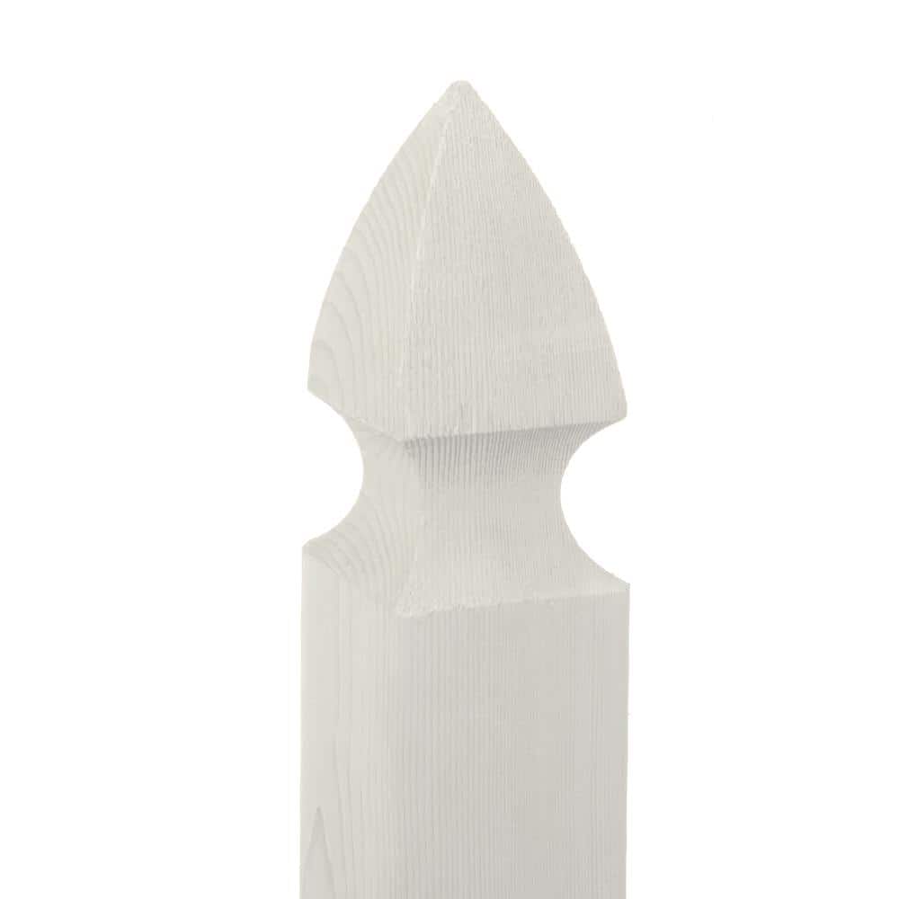 ProWood 4 in. x 4 in. x 5 ft. Cedar French Gothic Primed Fence Post (1)