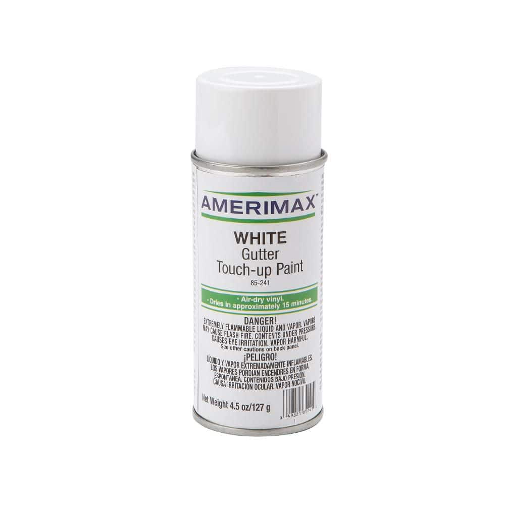 Amerimax Home Products 4.5 oz. White Touch-Up Spray Paint for Gutter