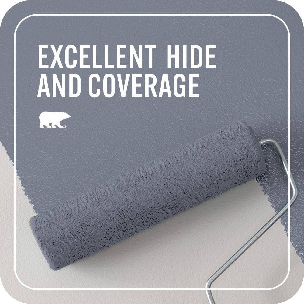 BEHR PREMIUM PLUS #610F-6 Deep Smoke Signal Enamel Interior/Exterior Paint & Primer Color Sample (4)