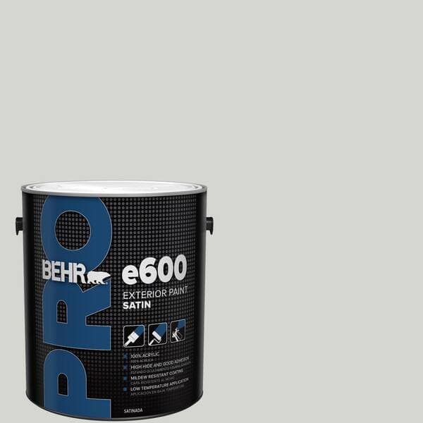 BEHR PRO 1 gal. #T17-01 Close Knit Satin Exterior Paint (2)
