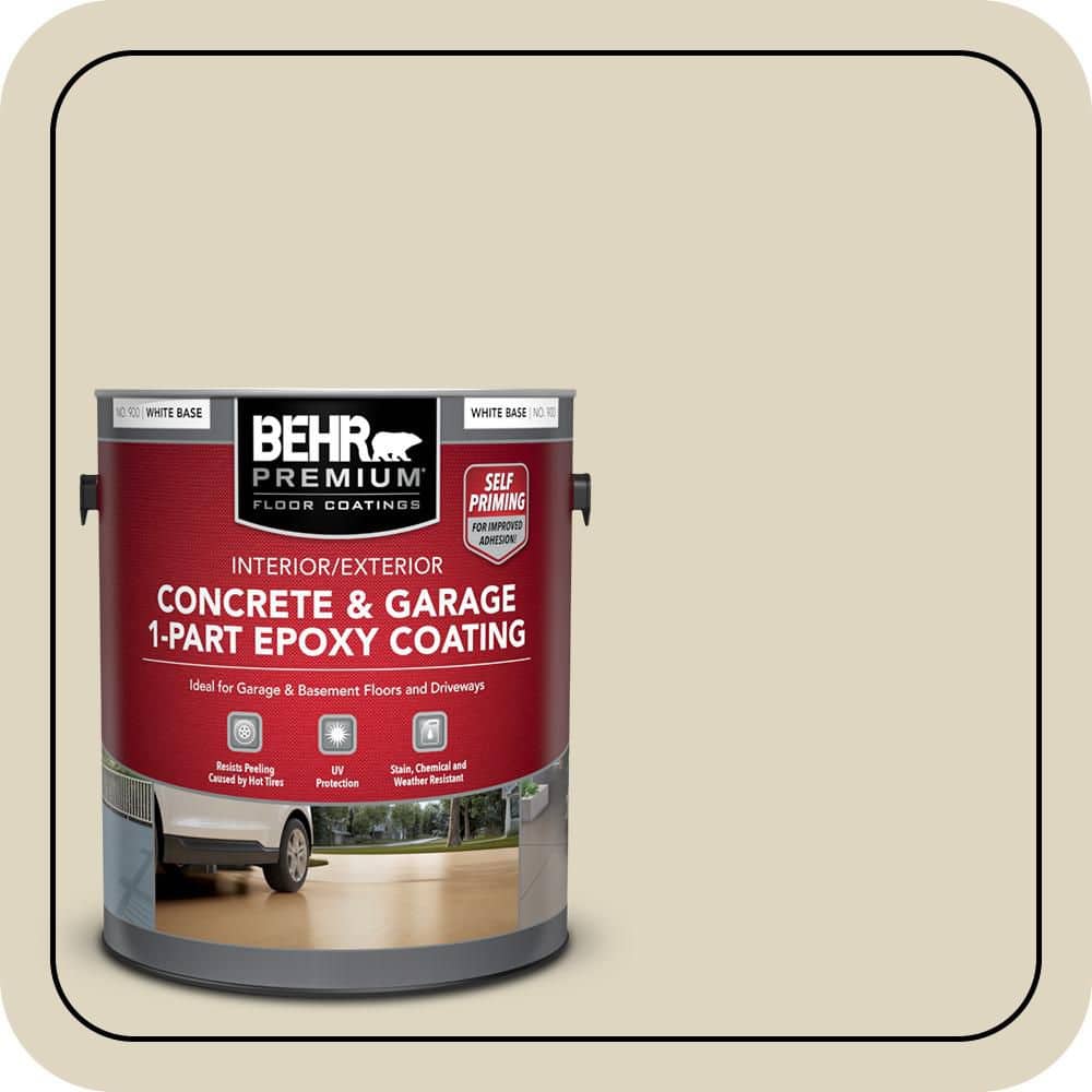 BEHR PREMIUM #HDC-NT-15 Self-Priming 1-Part Epoxy Satin Interior/Exterior Concrete and Garage Floor Paint (1)