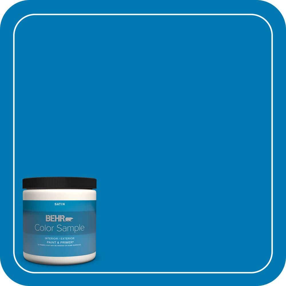 BEHR PREMIUM PLUS #P500-6 Deep River Enamel Interior/ & Primer Color Sample (1)