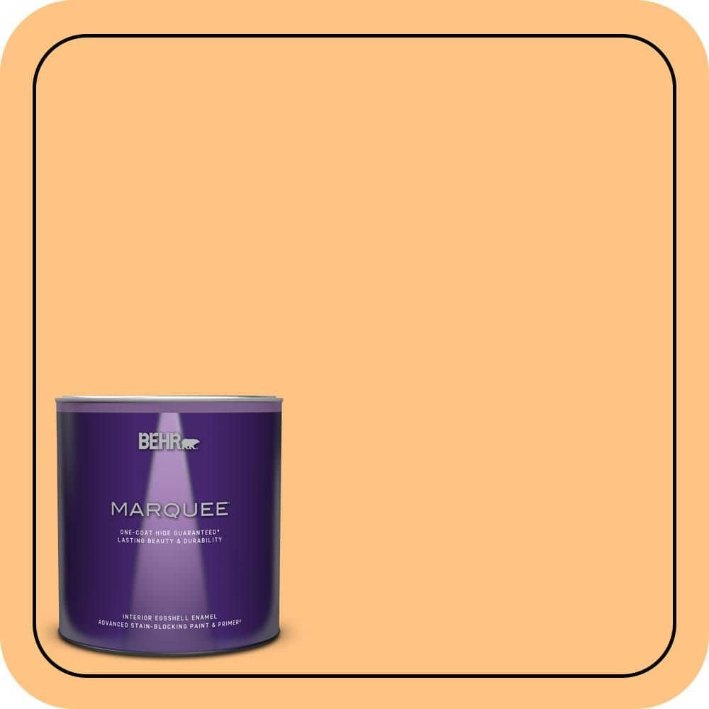 BEHR MARQUEE 1 qt. #PMD-68 Amber Sun Eggshell Enamel Interior Paint & Primer