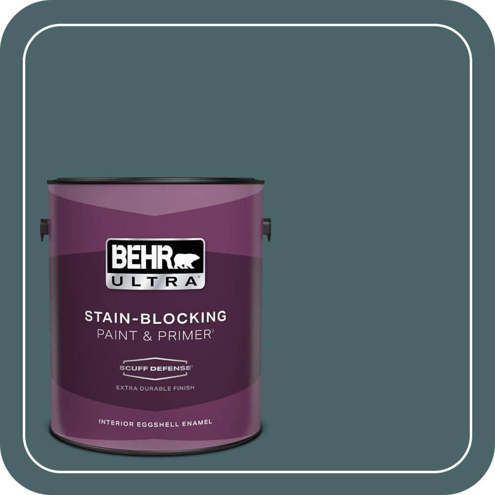 BEHR ULTRA 1 gal. #MQ6-02 Walk Me Home Extra Durable Eggshell Enamel Interior Paint & Primer