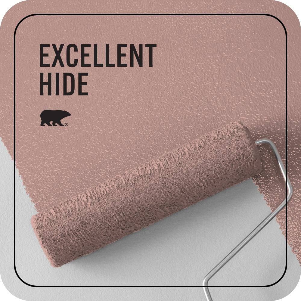 BEHR PREMIUM PLUS 1 gal. #S160-3 Bubble Shell Ceiling Flat Interior Paint & Primer (2)