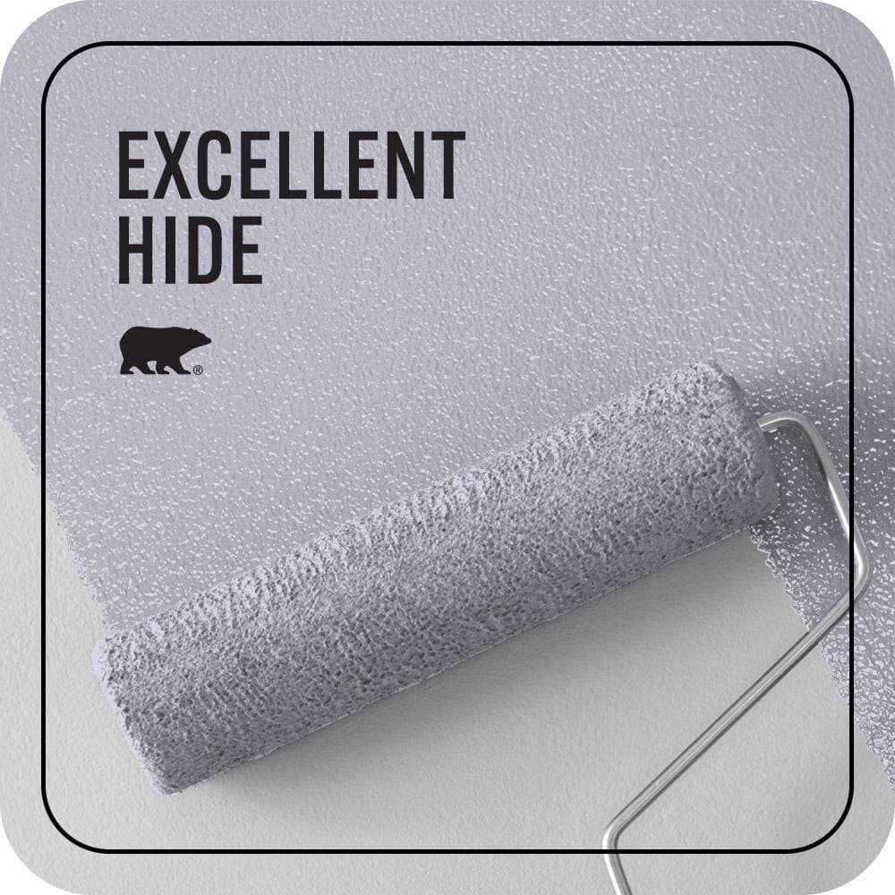 BEHR PREMIUM PLUS 1 gal. #M550-2 Lavender Memory Ceiling Flat Interior Paint & Primer (2)