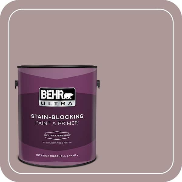 BEHR ULTRA 1 gal. #PMD-53 Antique Mauve Extra Durable Eggshell Enamel Interior Paint & Primer (2)
