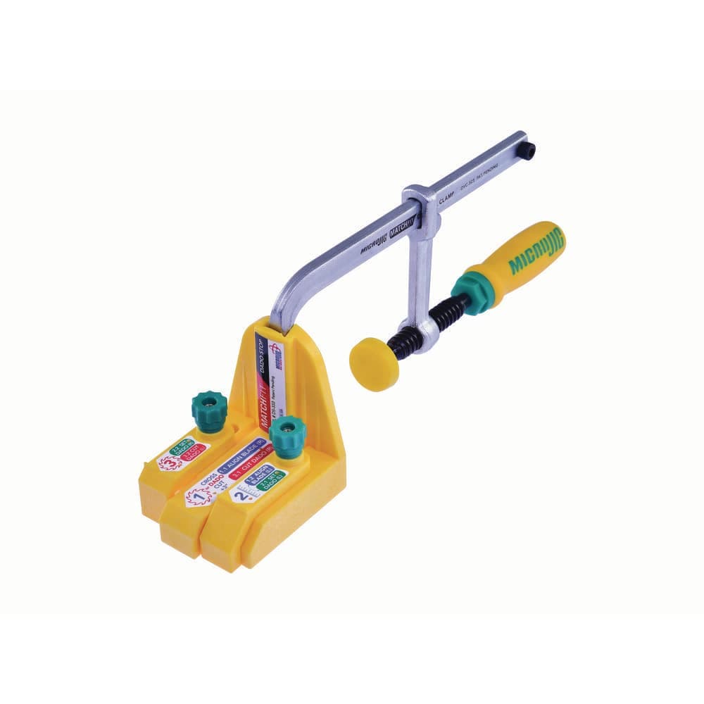 Microjig MATCHFIT Dado Stop Make Perfect-Fitting Dados, Inlays, and Joinery Without Measuring, Marking, or Test Cuts (2)