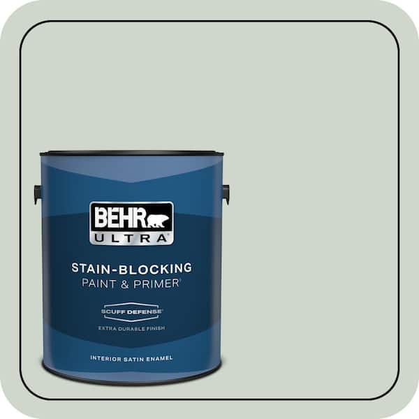 BEHR PREMIUM PLUS #ICC-48 Aspen Mist Enamel Low Odor & Primer (3)