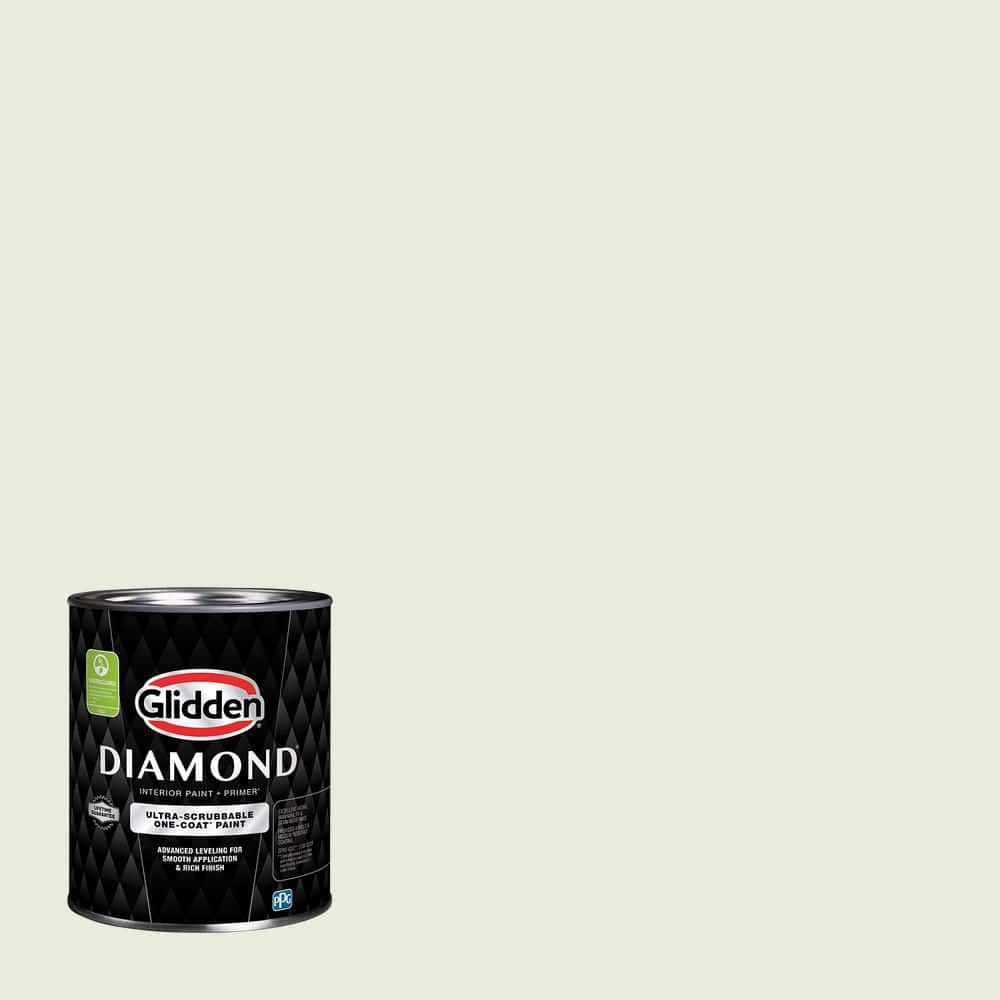 Glidden Diamond 1 qt. PPG1115-1 Really Rain Semi-Gloss Interior Paint with Primer