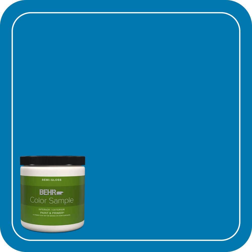 BEHR PREMIUM PLUS 8 oz. #S-G-540 Song Bird Semi-Gloss Interior/Exterior Paint & Primer Color Sample