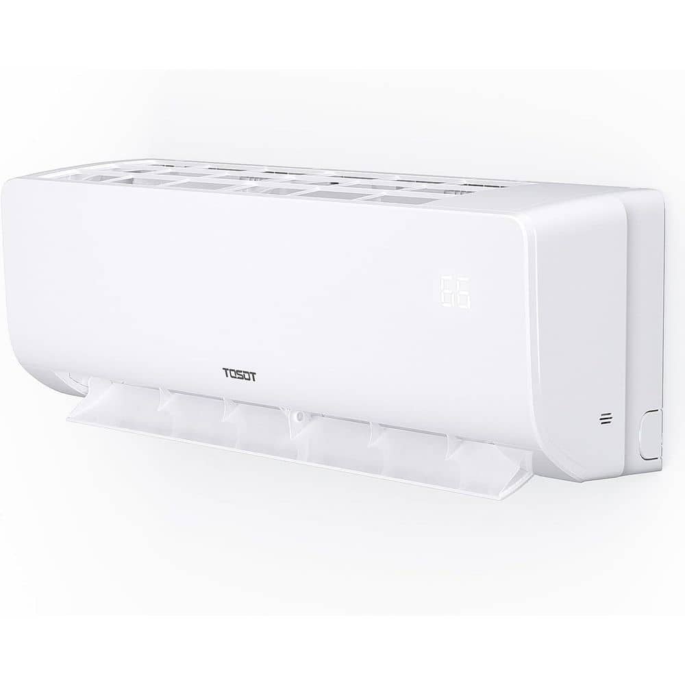 Tosot 9K BTU 20.5 SEER2 Ductless Inverter Mini-Split Air Conditioner and Heating System Wi-Fi, 16 ft. Copper Line Set,110-120V (2)