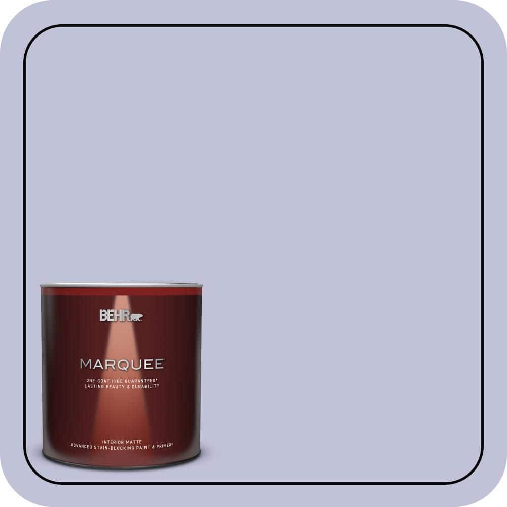 BEHR MARQUEE 1 Qt. #M550-3 Foxglove One-Coat Hide Matte Interior Paint & Primer