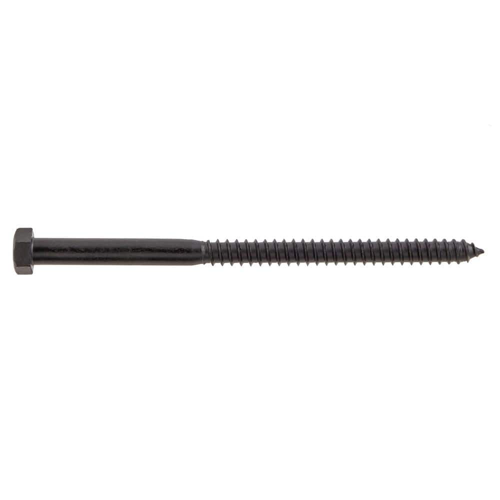 DECKMATE . BLACK HEX DRIVE HEX HEAD HEX LAG SCREW 0 PC (3)