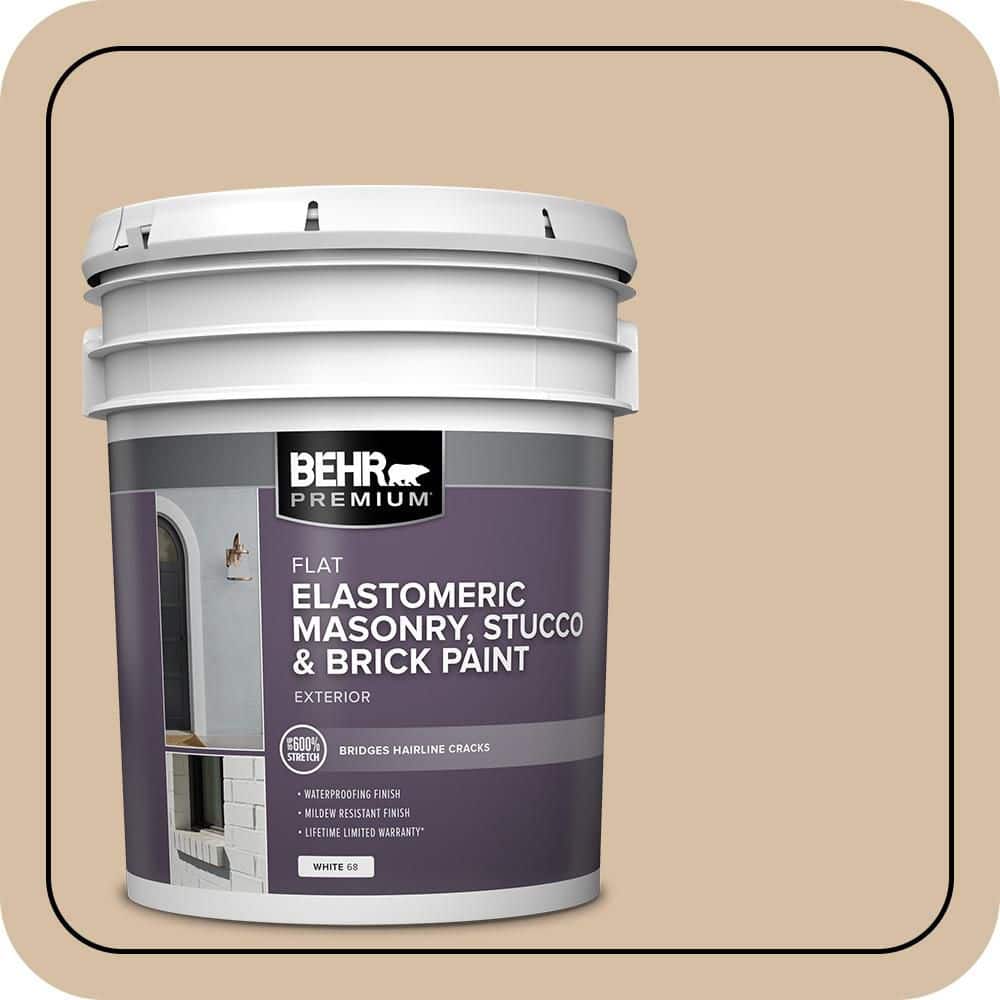 BEHR PREMIUM 5 gal. #MS-22 Dune Elastomeric Masonry, Stucco and Brick Exterior Paint