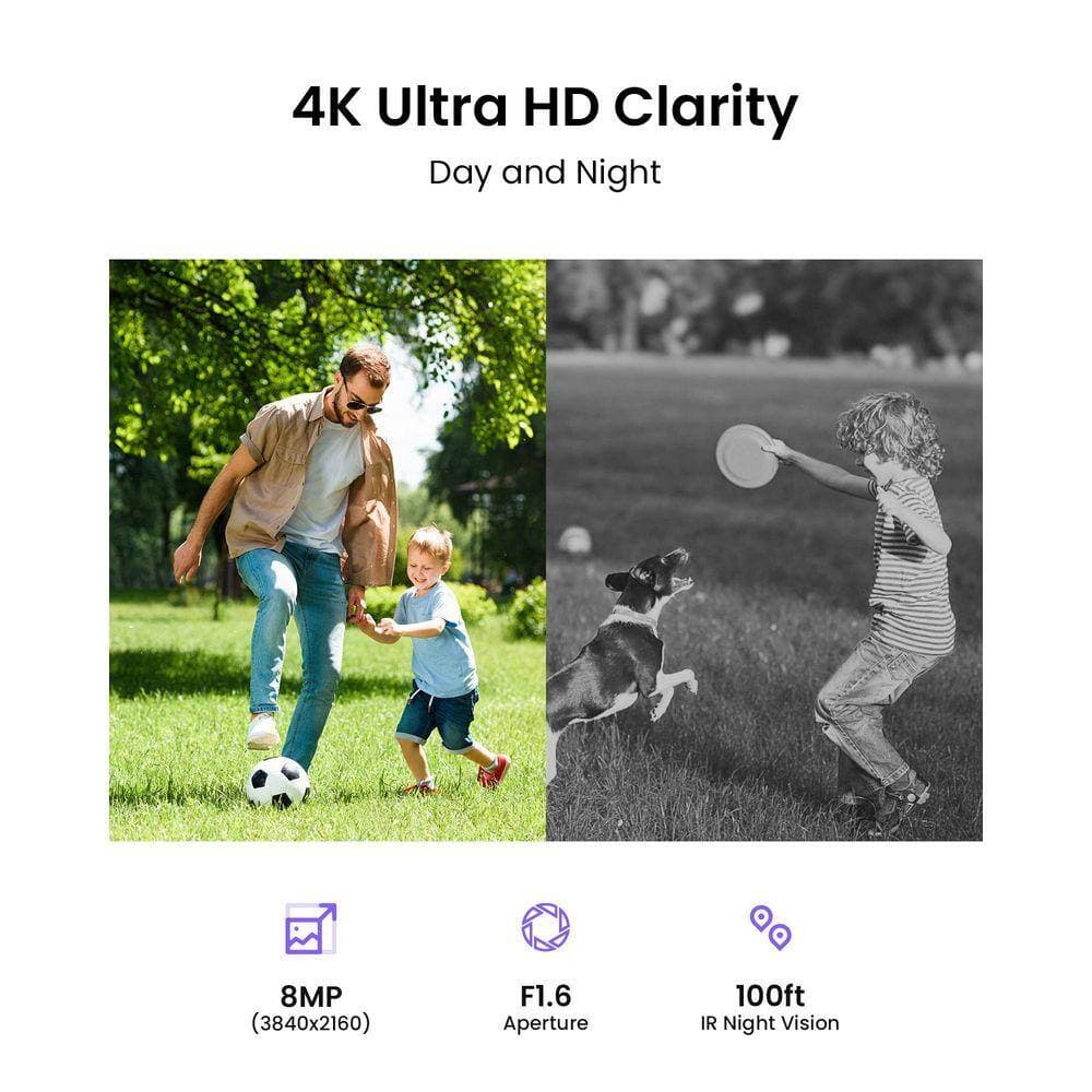 LOOCAM 4K 8-Channel PoE NVR Security Camera System 2TB HDD with 4 8MP Wired PT Cameras, Smart Person Vehicle Face Detection (3)