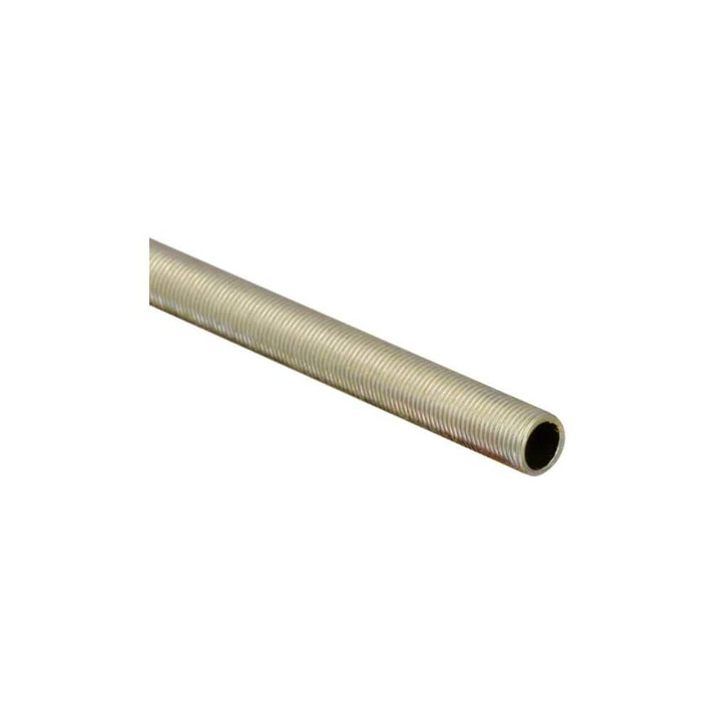 Bel Air Lighting 12 in. Brass All Thread Lamp Pipe Kit, 1/8-IP Threaded (4)