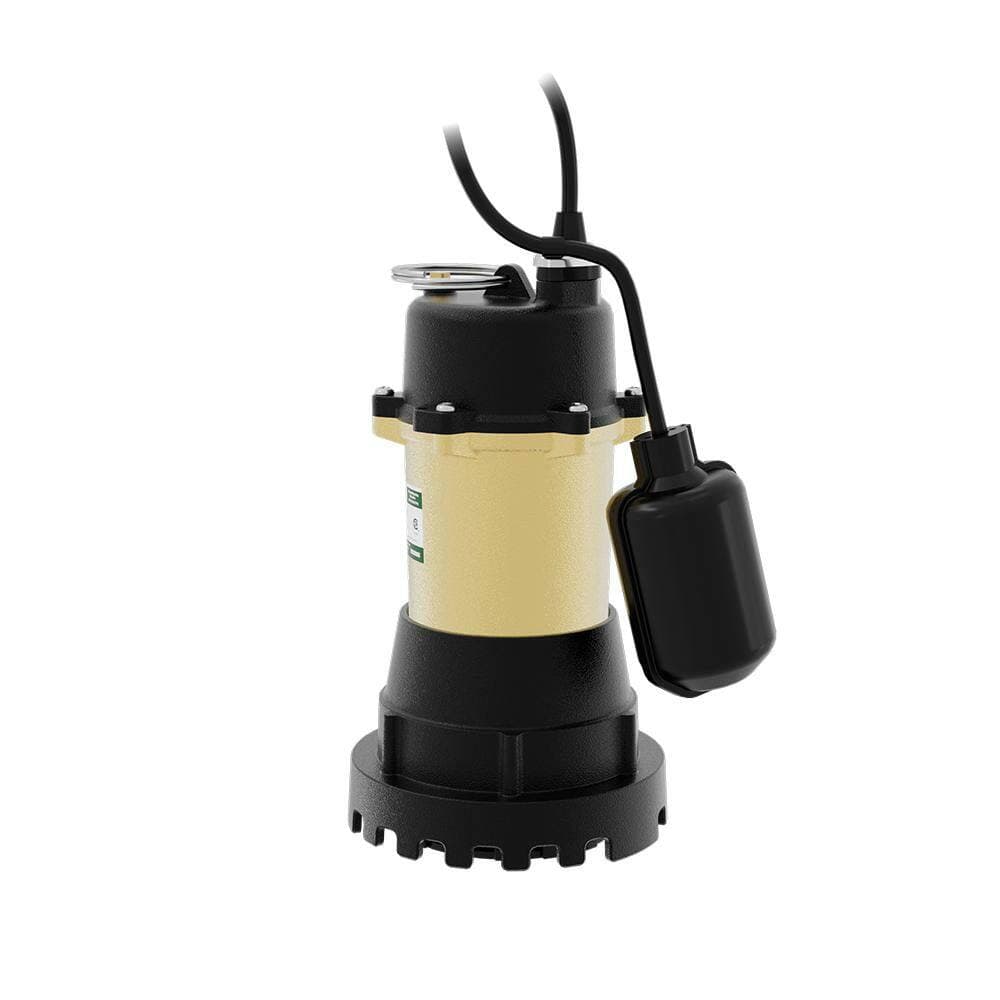 Unbranded 1/3 HP Heavy-Duty Cast Iron Sump Pump with Piggyback Vertical Switch (2)