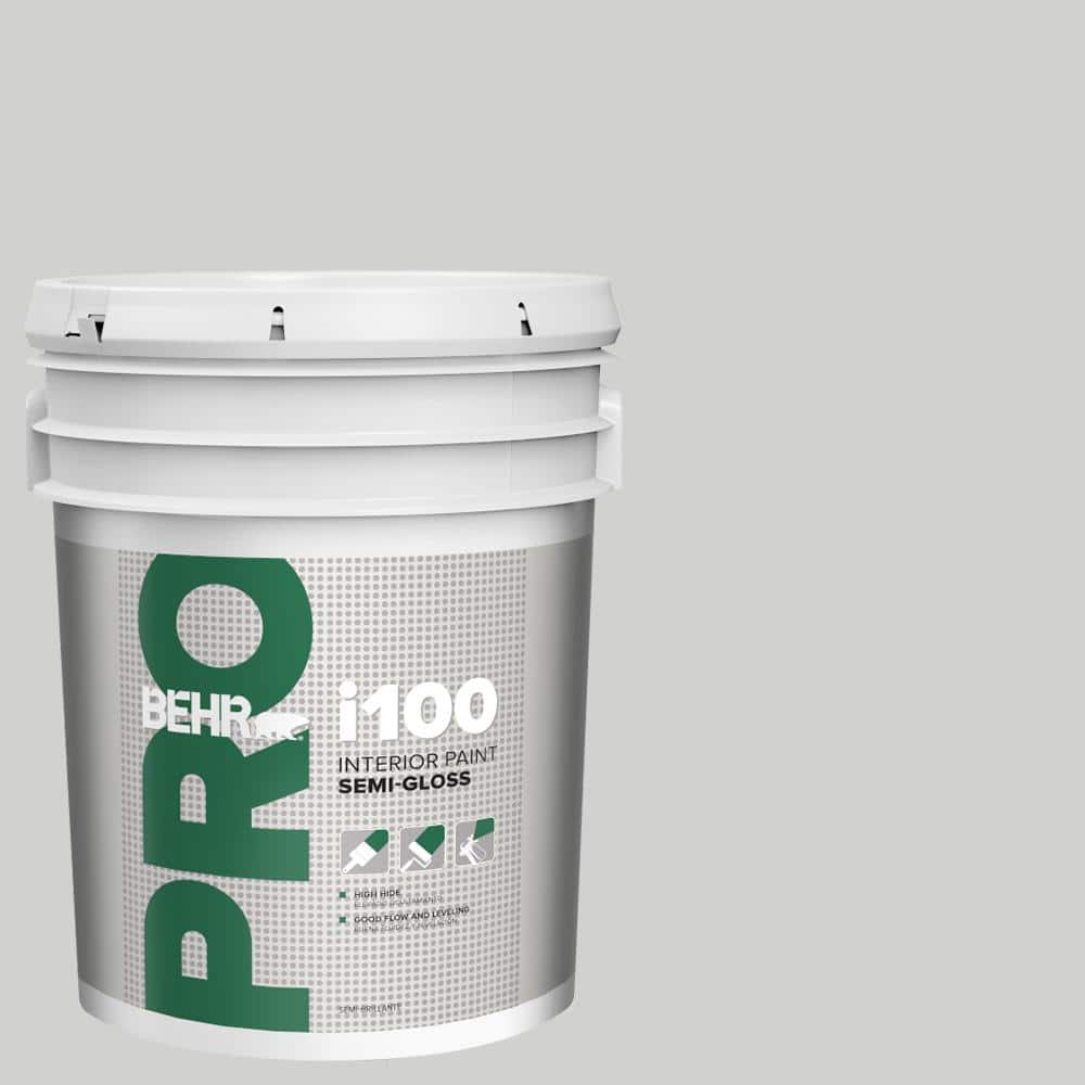 BEHR PRO 5 gal. #N520-1 White Metal Semi-Gloss Interior Paint (1)