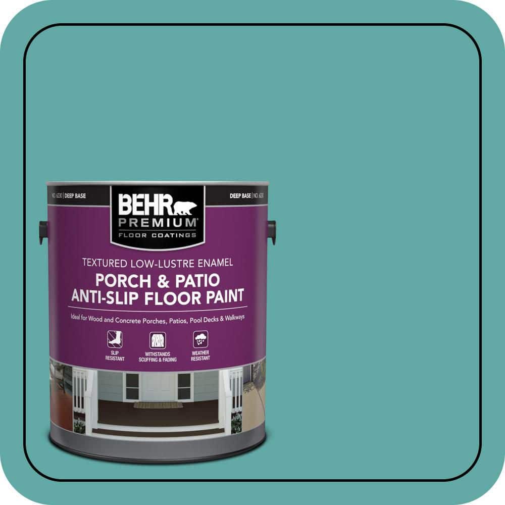 BEHR PREMIUM #500D-5 Textured Low-Lustre Enamel Interior/Exterior Porch and Patio Anti-Slip Floor Paint (1)
