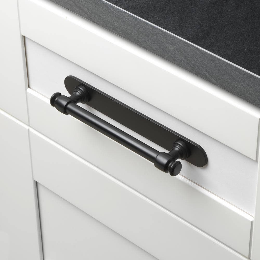 GLIDERITE 7-1/4 in. Rounded Cabinet Backplate 5-1/16 in. Center to Center, 7343-128-MB (2)