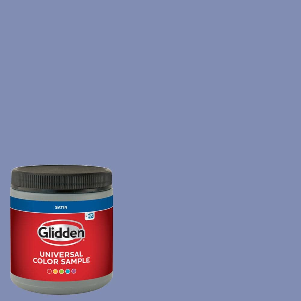 Glidden 8 oz. PPG1167-5 Skysail Blue Satin Interior Paint Sample