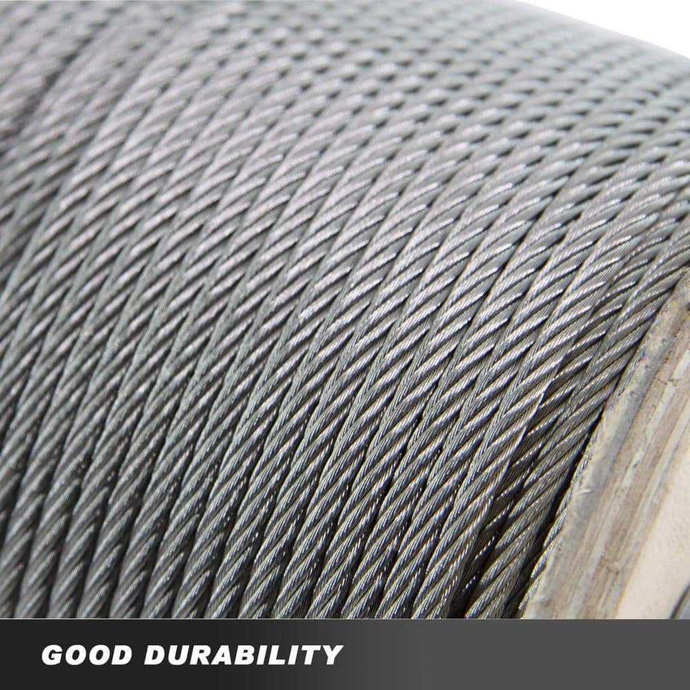 Afoxsos 1000FT 1/8 Inch Stainless Steel T316 Cable Rope for Deck Railing 7x7 Strands Marine Grade for Rail Deck DIY Balustrade (3)