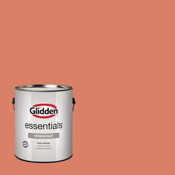 Glidden Essentials 1 gal. PPG1192-6 Summer Sunset Eggshell Interior Paint (2)