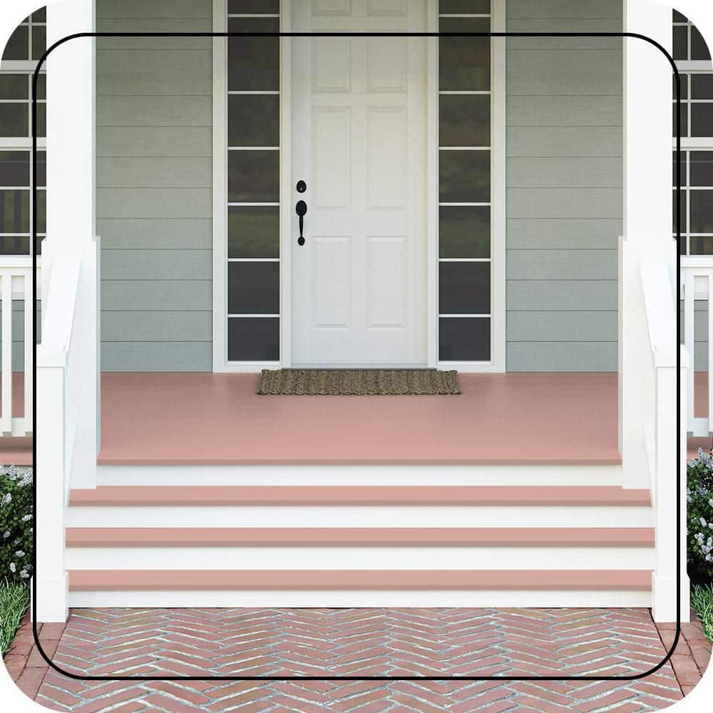 BEHR PREMIUM #T17-06 Textured Low-Lustre Enamel Interior/Exterior Porch and Patio Anti-Slip Floor Paint (2)