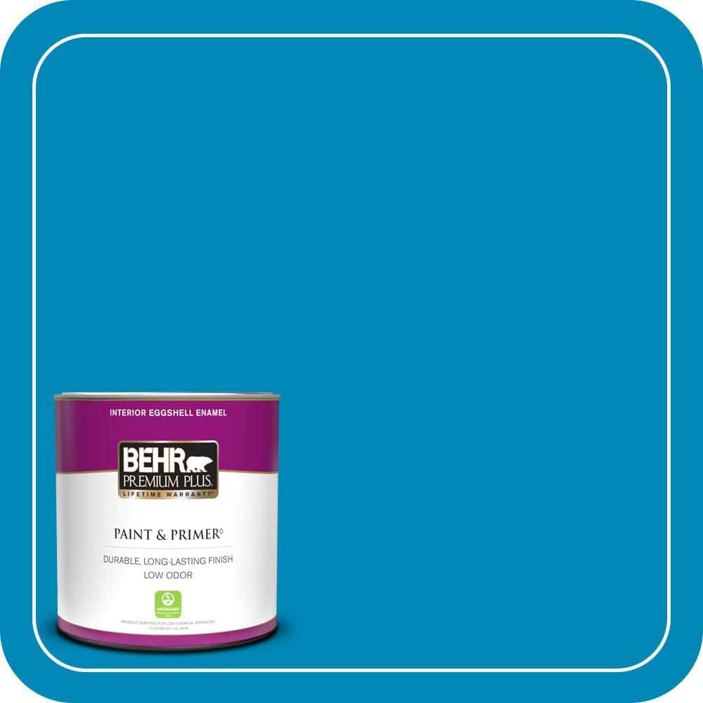 BEHR PREMIUM PLUS #540B-7 Royal Peacock Flat Low Odor & Primer (1)