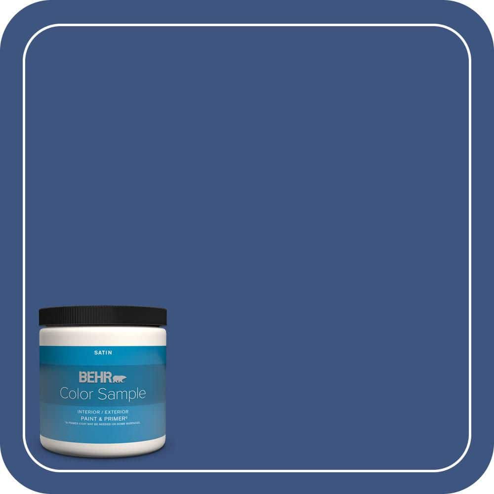 BEHR PREMIUM PLUS #S-G-600 Deep Azure Flat & Primer (1)