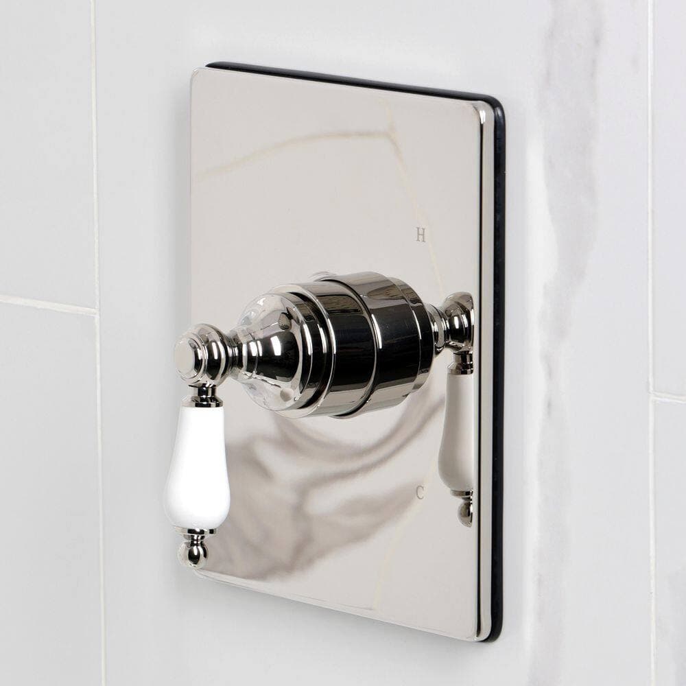 Kingston Brass Demure 1-Handle 1-Spray Tub and Shower Faucet 1.8 GPM in Polished Nickel (3)