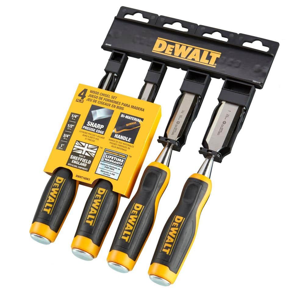 DEWALT Wood Chisel Set (4-Piece)