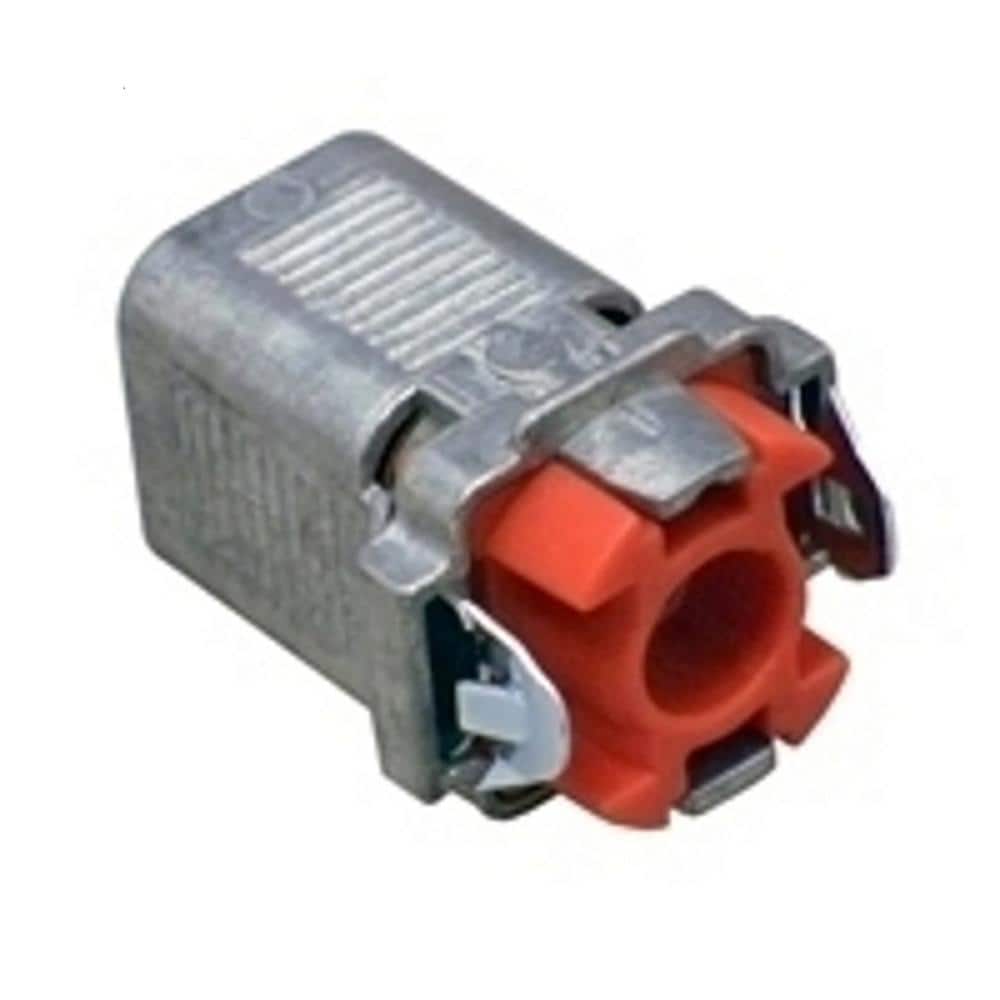 Halex 3/8 in. Flexible Metal Conduit Snap In Connector (5-Pack) (1)
