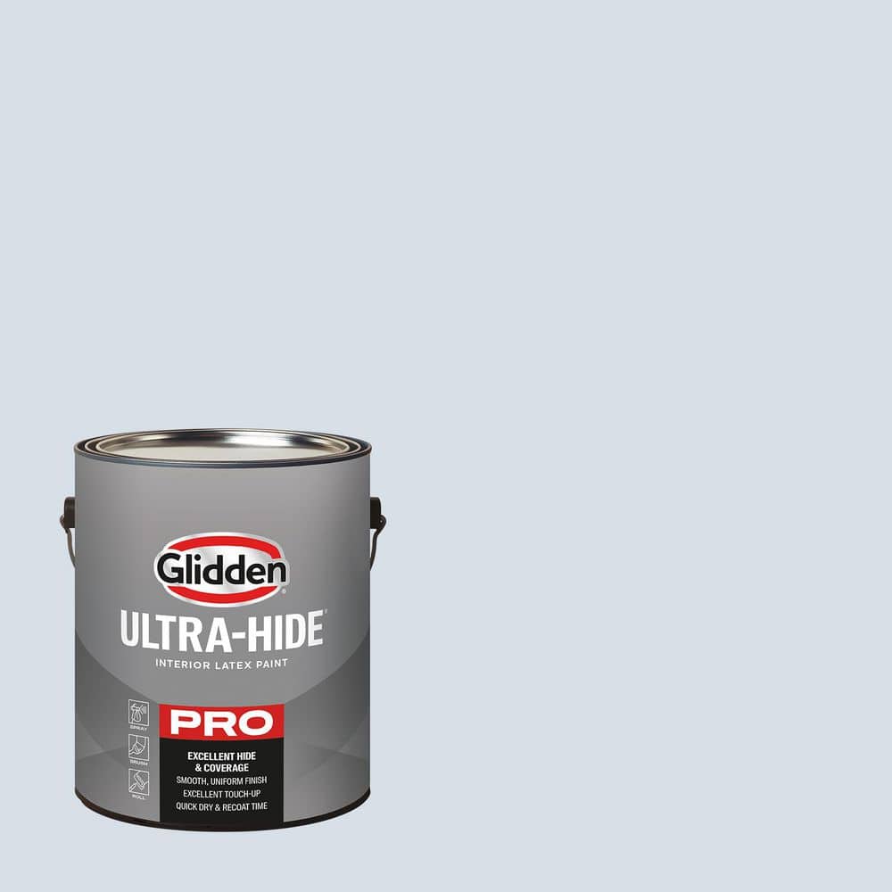 Glidden Ultra-Hide 1 gal. PPG1162-1 Harbor Light Satin Interior Paint (1)