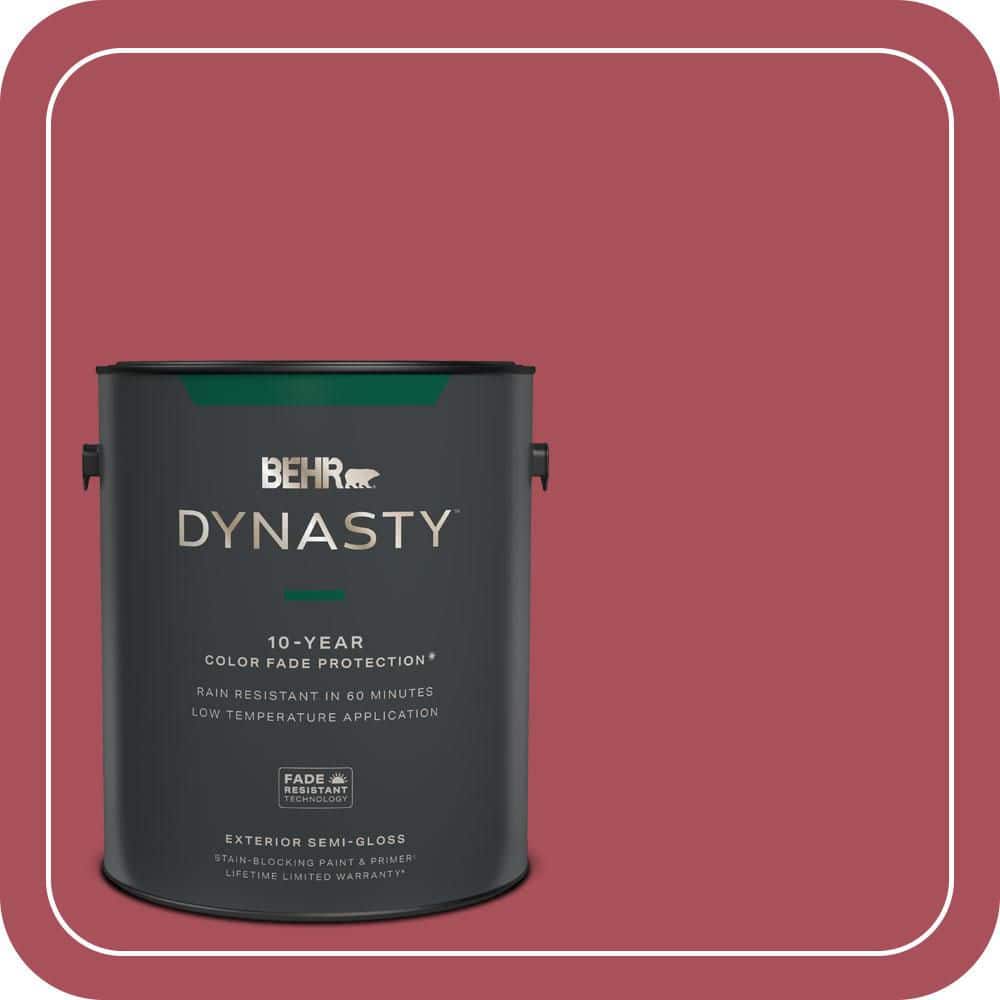 BEHR DYNASTY 1 gal. #T13-18 Ski Patrol Semi-Gloss Exterior Stain-Blocking Paint & Primer