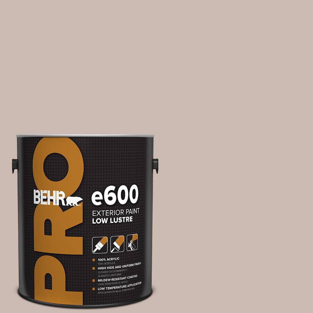 BEHR PRO 1 gal. #N170-3 Gray Ashlar Low Luster Exterior Paint