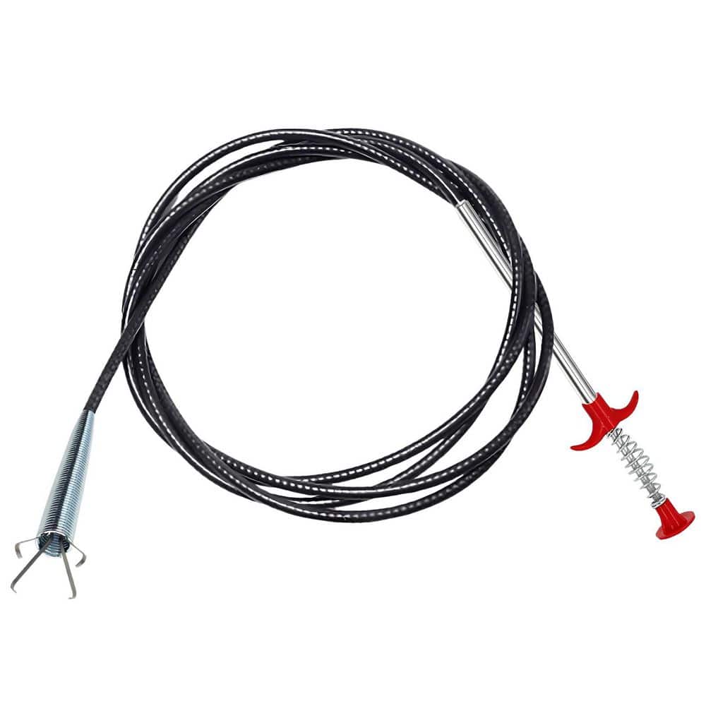 Misopily 79 in. Flexible Drain Snake Clog Remover Grabber Tool for Kitchen Bathroom Shower Tub Sink Easy Cleaning