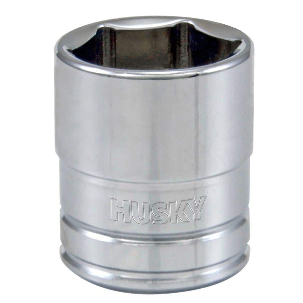 Husky 3/8 in. Drive 9/16 in. 6-Point SAE Standard Socket