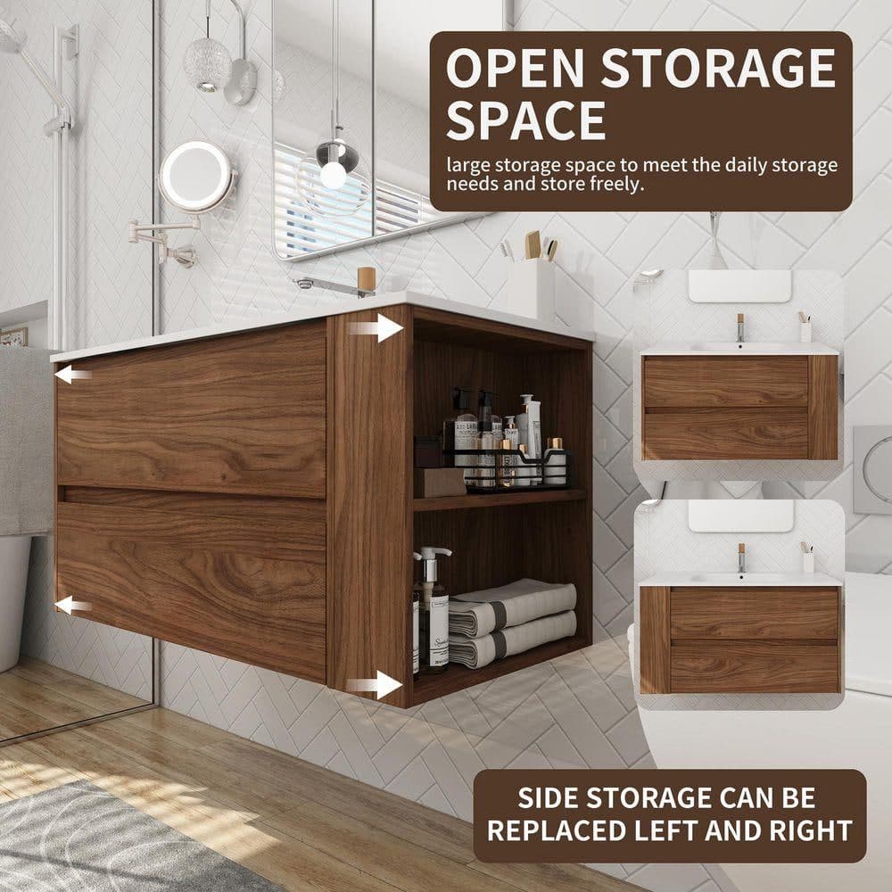 Timussi 2 in. Bath Vanity Cabinet Without Top Unassembled (3)