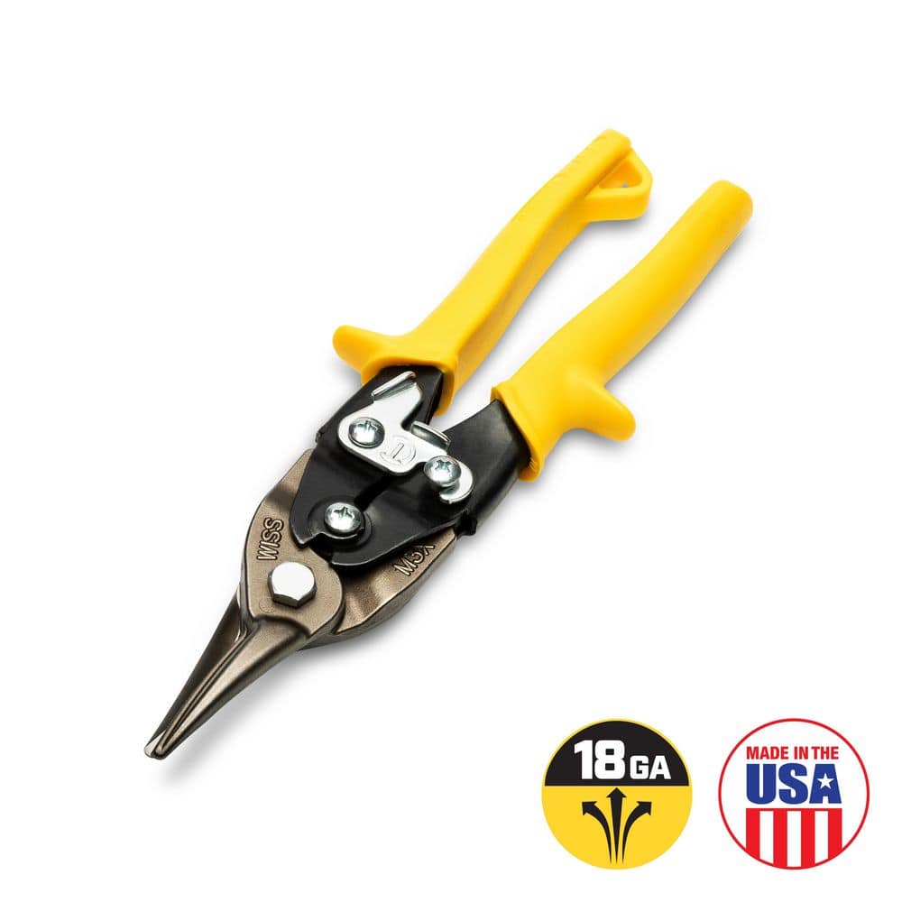 Crescent Wiss 9-3/4 in. Compound Action,, and Cut Aviation Snips
