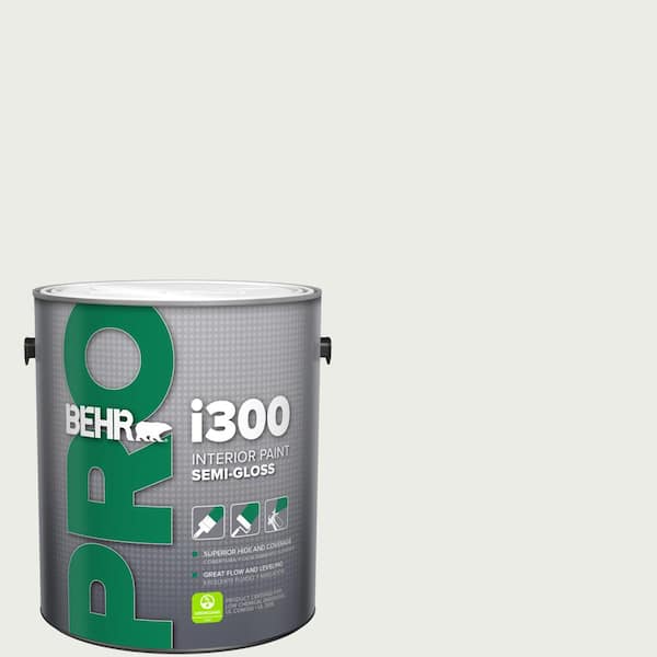 BEHR PRO 1 gal. #780E-2 Full Moon Semi-Gloss Interior Paint (2)