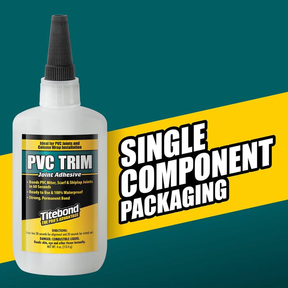 Titebond 4 oz. PVC Trim Joint Adhesive (10-Pack) (3)