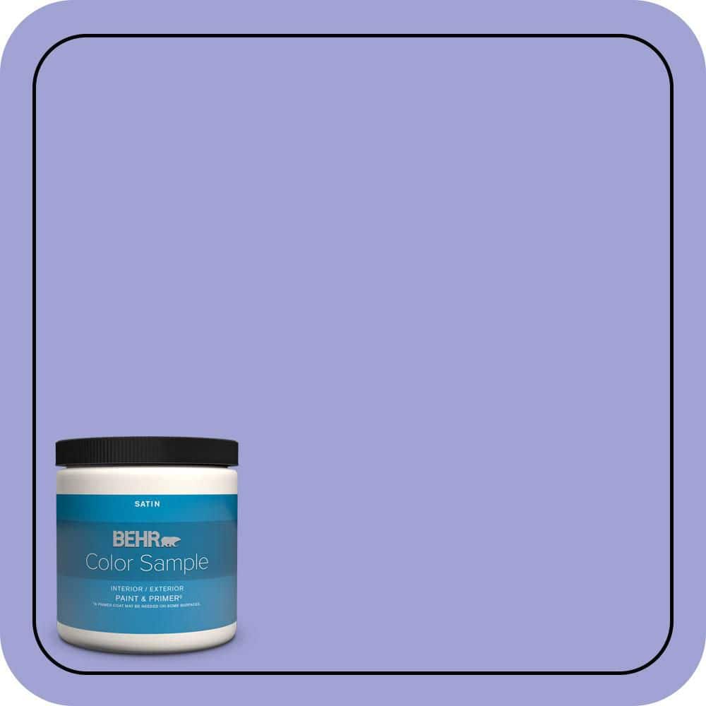 BEHR PREMIUM PLUS #P550-4 Water Hyacinth Enamel Low Odor & Primer (1)