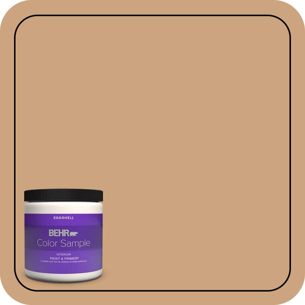 BEHR PREMIUM PLUS 8 oz. #QE-21 Albuquerque Eggshell Enamel Interior Paint & Primer Color Sample