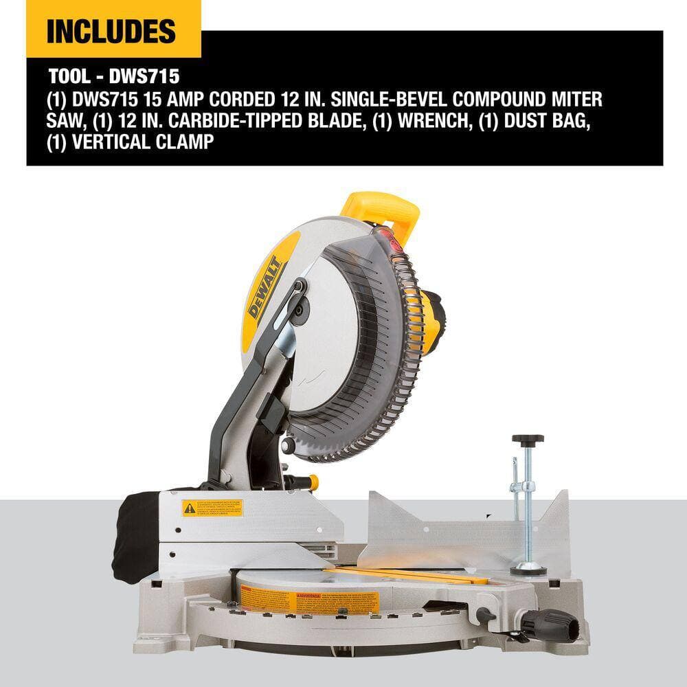 DEWALT 20V 3-1/2 in. 21° Cordless Framing Nailer (Tool-Only) and 15 Amp Corded 12 in. Single Bevel Compound Miter Saw (2)