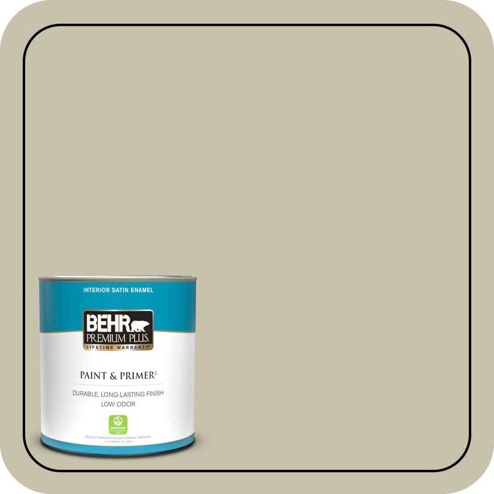 BEHR PREMIUM PLUS #PPU9-19 Organic Field Enamel Low Odor & Primer (1)
