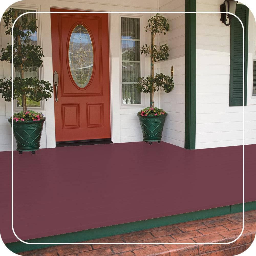 BEHR PREMIUM #MQ1-02 Low-Lustre Enamel Interior/Exterior Porch and Patio Floor Paint (2)