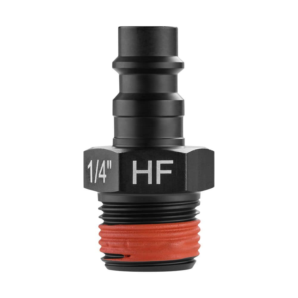 DEWALT 3/8 in. NPT 1/4 in. Flow Male High Flow Plug (2-Piece) (1)